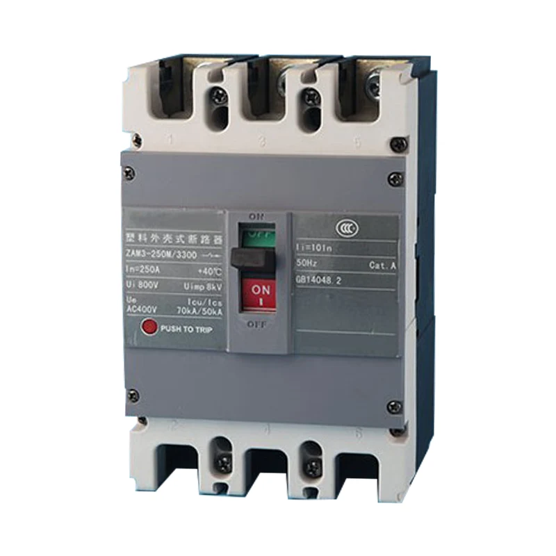 AC400V MCCB 250A 3 pôles