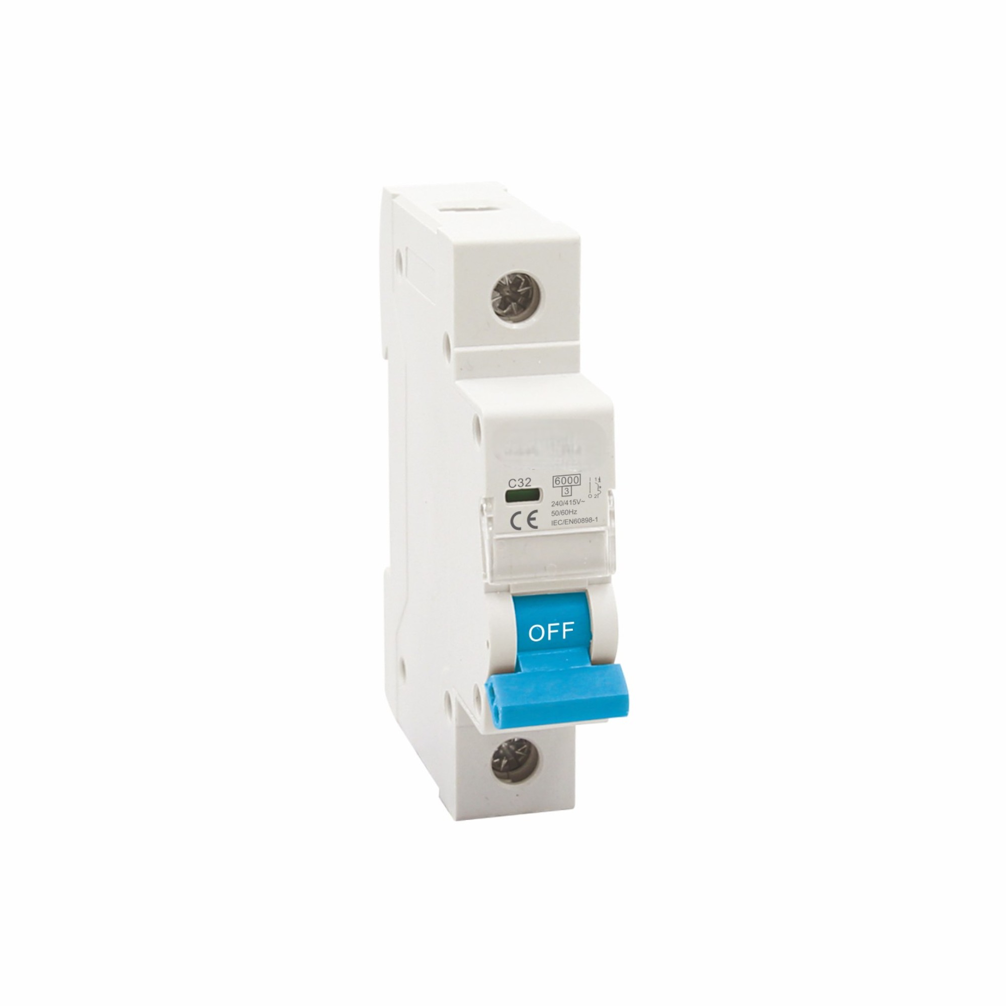 AC thermique AC MCB | 1P-4P | 1-63A | Courbes b / c / d | 415V | IEC / EN 60898-1