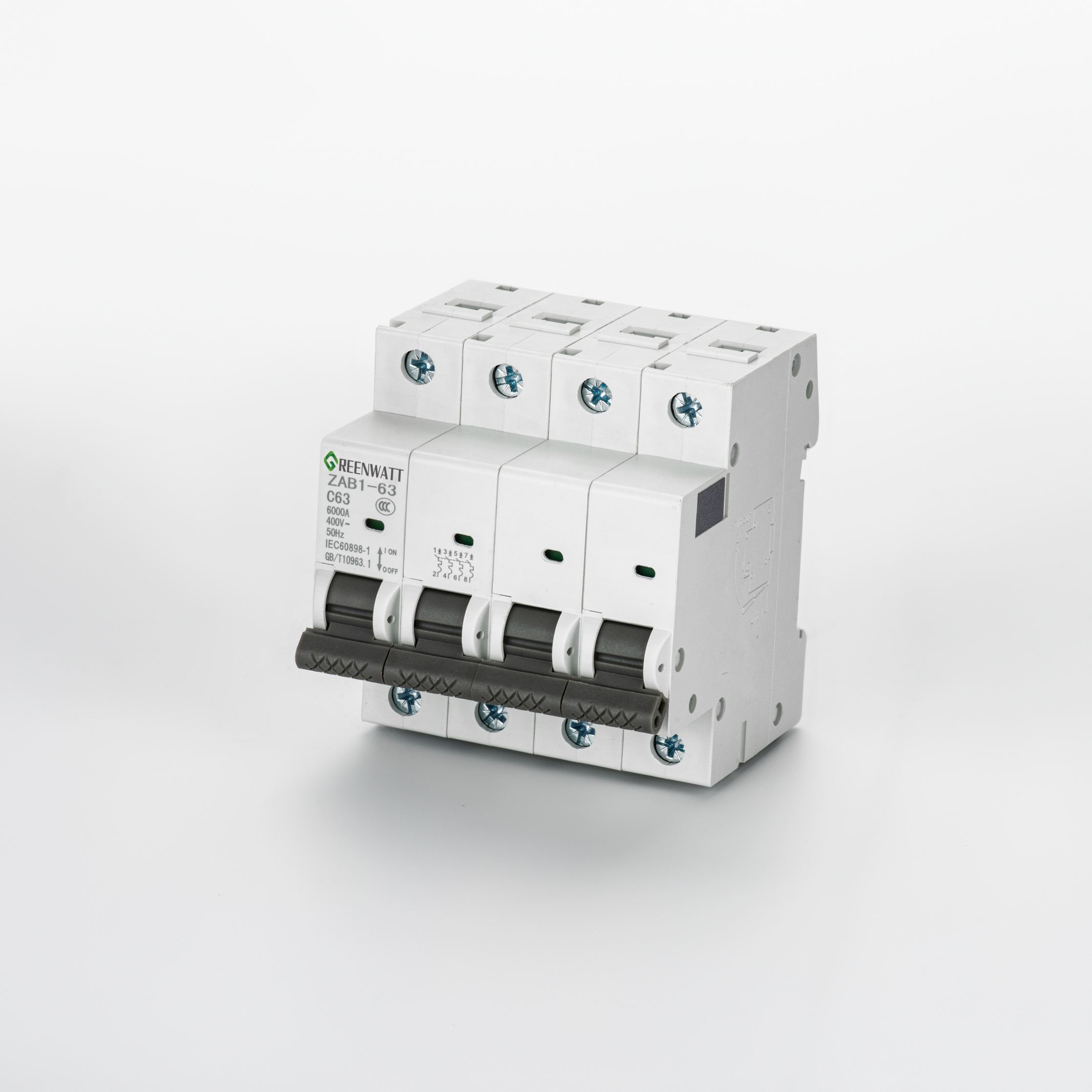 ZAB1-63 4P Disjoncteur de circuit miniature | Greenwatt